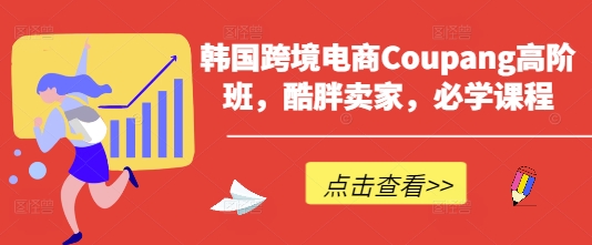 韩国跨境电商Coupang高阶班，酷胖卖家，必学课程-南友云赚