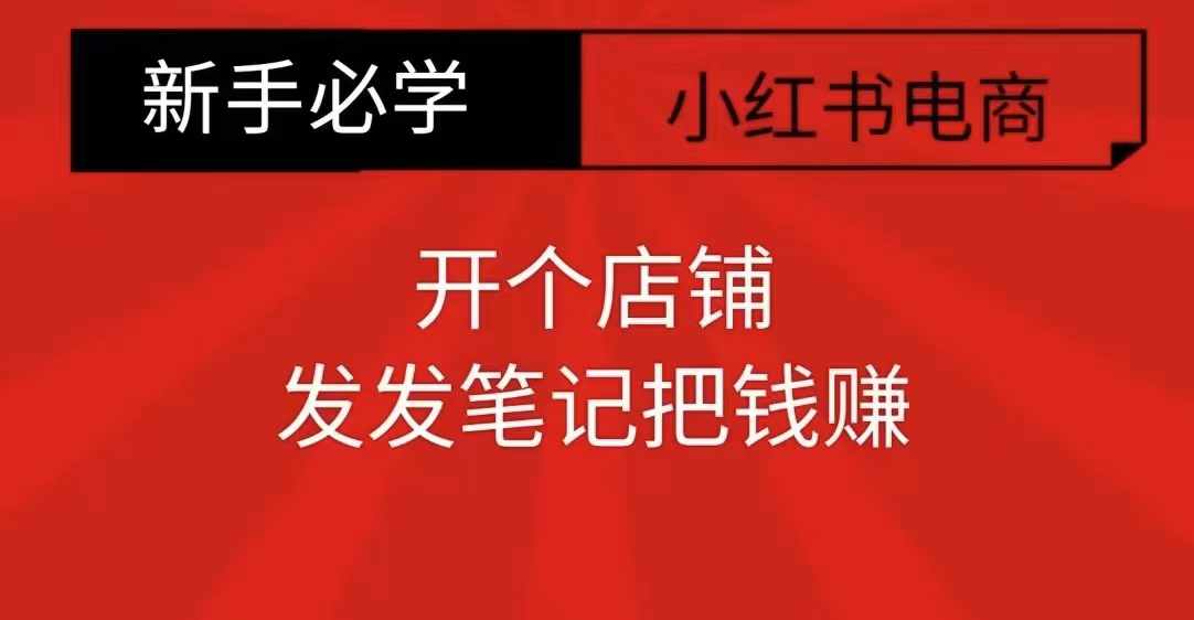 小红书零食共创【新手易上手】开个店铺，发发笔记把钱赚-南友云赚