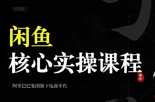 2024闲鱼核心实操课程，从养号、选品、发布、销售，教你做一个出单的闲鱼号-南友云赚