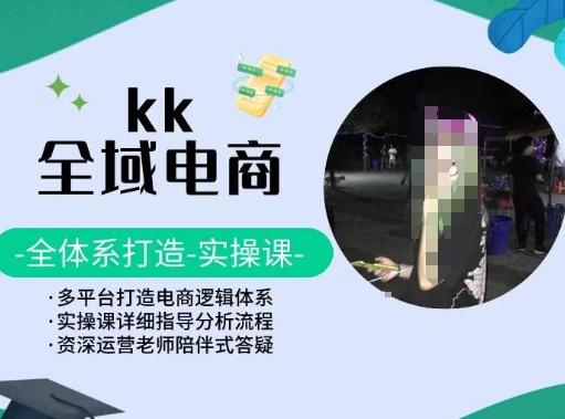KK全域电商，全体系打造实操课，多平台打造电商逻辑体系-南友云赚