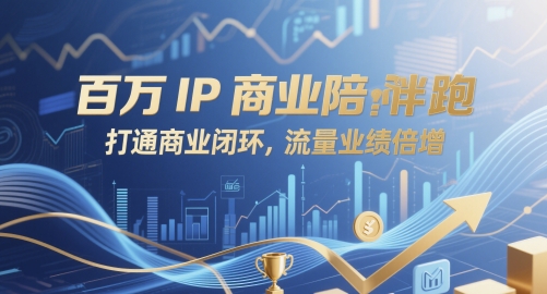 百万IP商业陪跑，打通商业闭环，流量业绩倍增-南友云赚