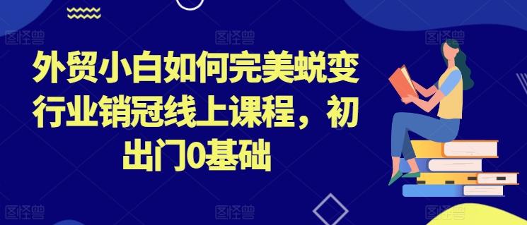 外贸小白如何完美蜕变行业销冠线上课程，初出门0基础-南友云赚