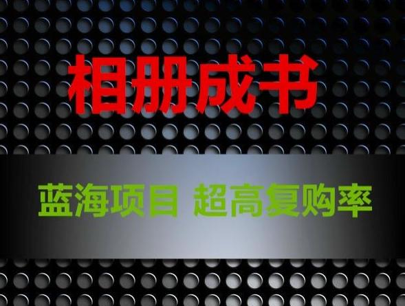 相册成书，蓝海项目，认真操作月入过万【揭秘】-南友云赚