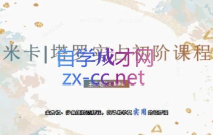 米卡·实占塔罗初阶课-南友云赚